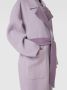 Calvin Klein Paarse Wol Omkeerbare Wikkeljas Purple Dames - Thumbnail 2