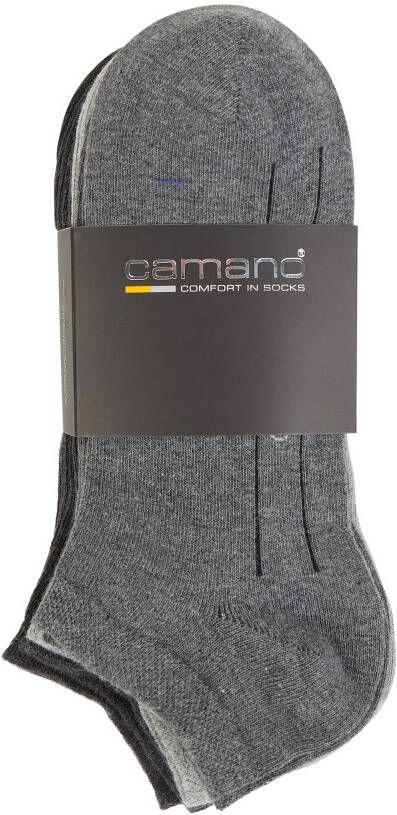 CAMANO Sneakersokken met ribboordjes in een set van 7 paar model 'Soft' - Foto 2