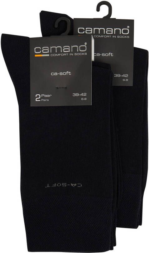 CAMANO Sokken met stretch in een set van 4 paar