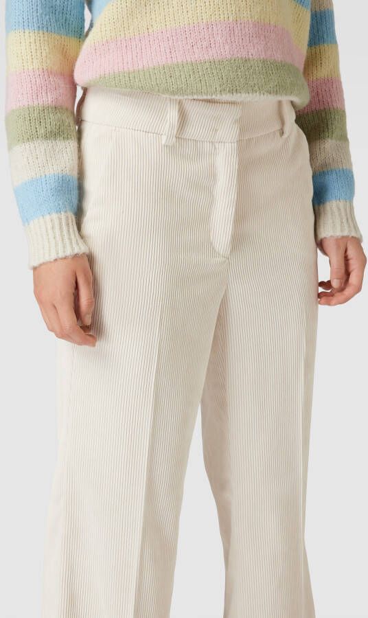 CAMBIO Corduroy broek met achterzakken model 'AMELIE'