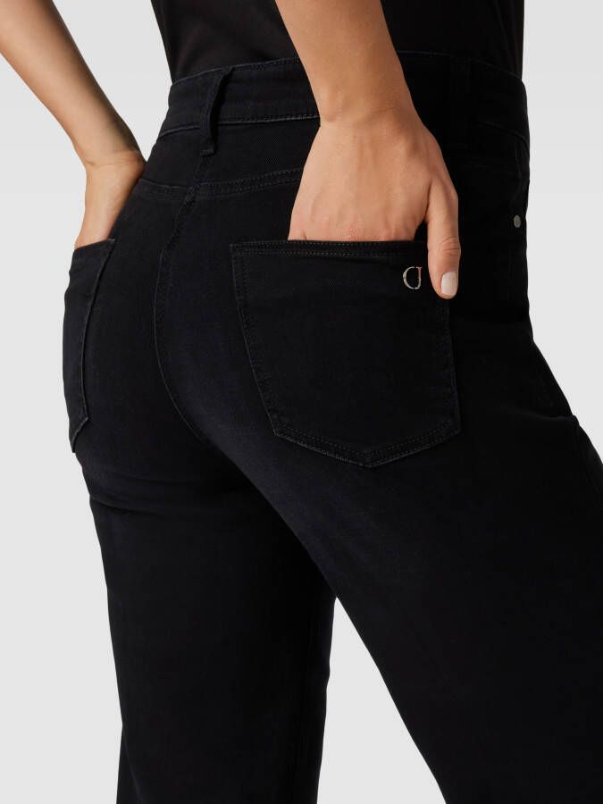 CAMBIO Flared Denim Jeans met Plooien Middengrijs Gray Dames - Foto 2