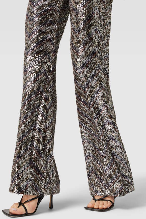 CAMBIO Flared stoffen broek met pailletten model 'FRANCIS' - Foto 2