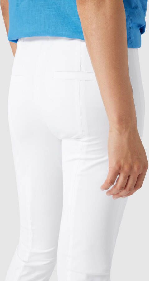 CAMBIO Slim fit stoffen broek met stretch model 'Ros'