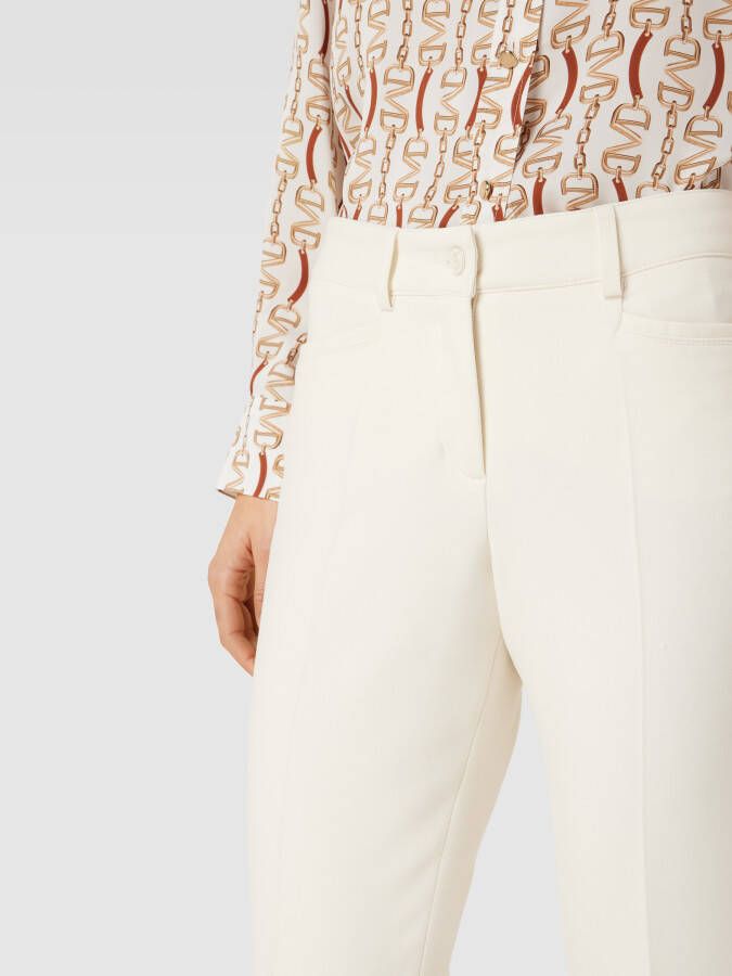CAMBIO Stoffen broek met bandplooien model 'Renira'