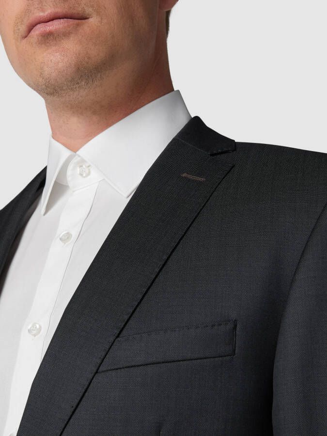 Carl gross Modern fit colbert met 2 knopen van scheerwol - Foto 2