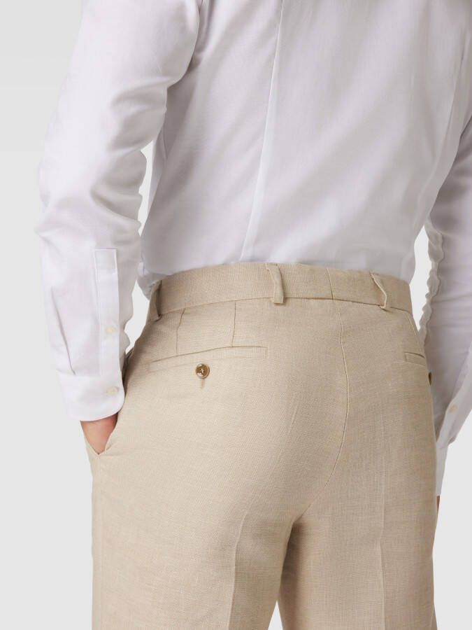 carl gross Pantalon met fijn geweven motief model 'Shiver'