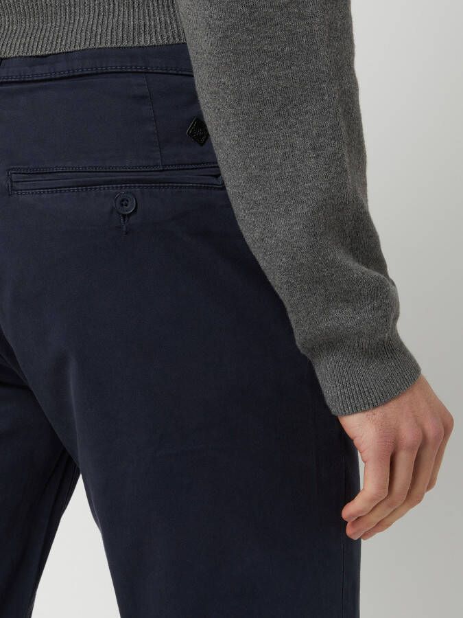 Casual friday Slim fit broek met Franse steekzakken - Foto 2