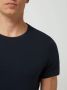Casual friday T-shirt met geribde ronde hals - Thumbnail 2