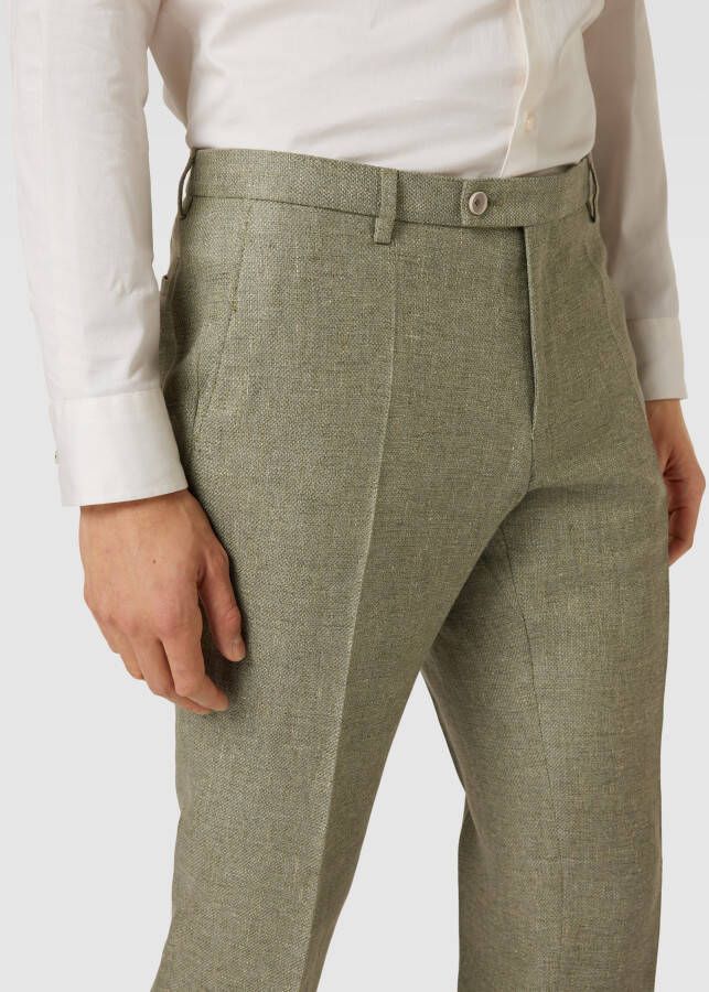 CG Club of Gents Slim fit chino met structuurmotief model 'Paco' - Foto 2