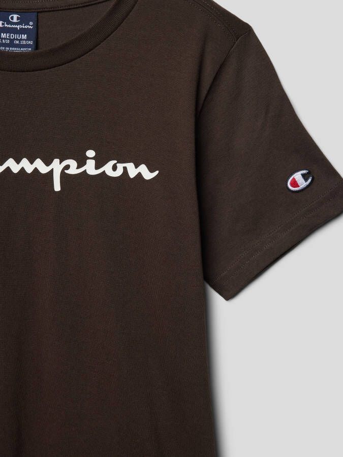 Champion T-shirt met logoprint - Foto 2