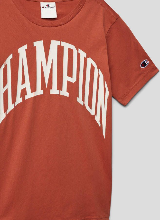 Champion T-shirt met logoprint model 'Rochester'