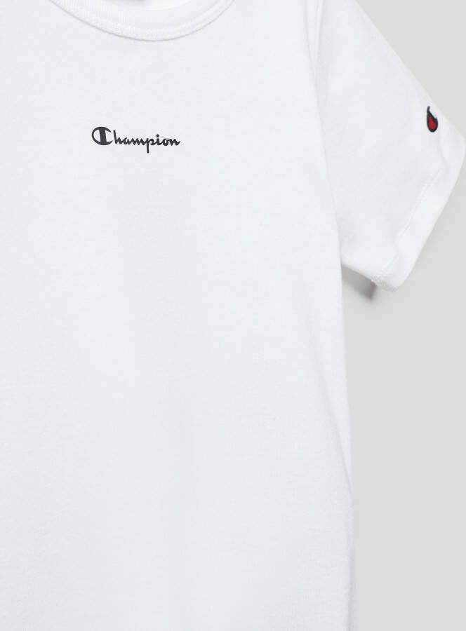 Champion T-shirt met minimalistisch labelopschrift