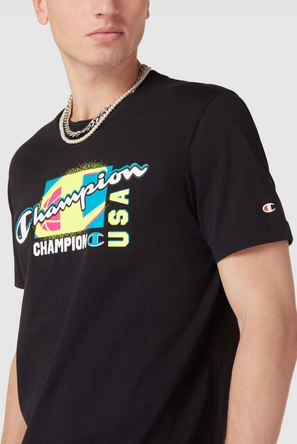Champion T-shirt met motiefprint - Foto 2
