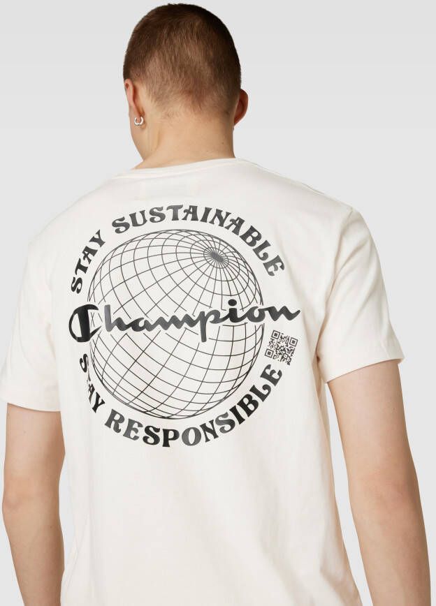 Champion T-shirt met statementprint aan de achterkant - Foto 2