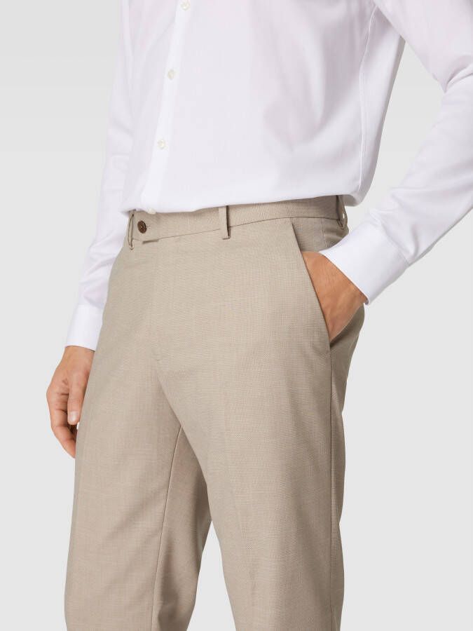 Christian Berg Men Pantalon met fijn motief