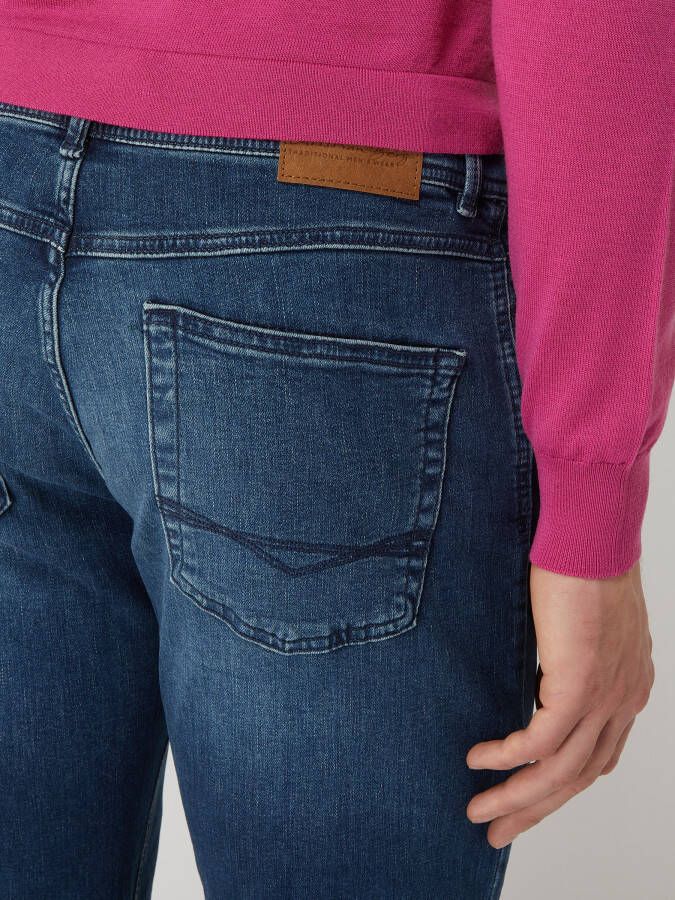 Christian Berg Men Straight fit jeans met merkdetail - Foto 2