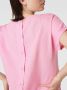 Christian Berg Woman Linnen blouse met boothals - Thumbnail 2