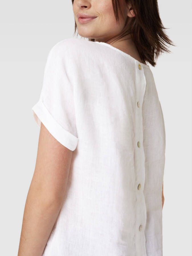 Christian Berg Woman Linnen blouse met boothals