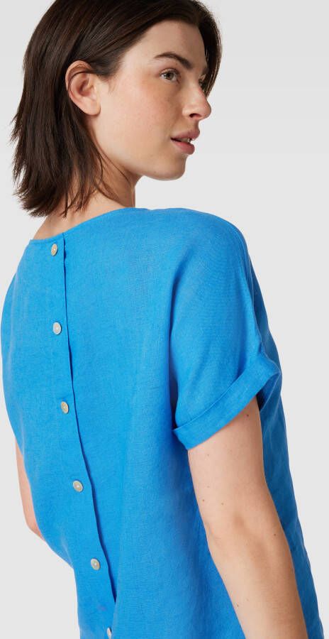 Christian Berg Woman Linnen blouse met boothals