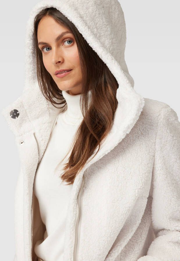 Christian Berg Woman Selection Lange jas in teddybontlook met capuchon - Foto 2