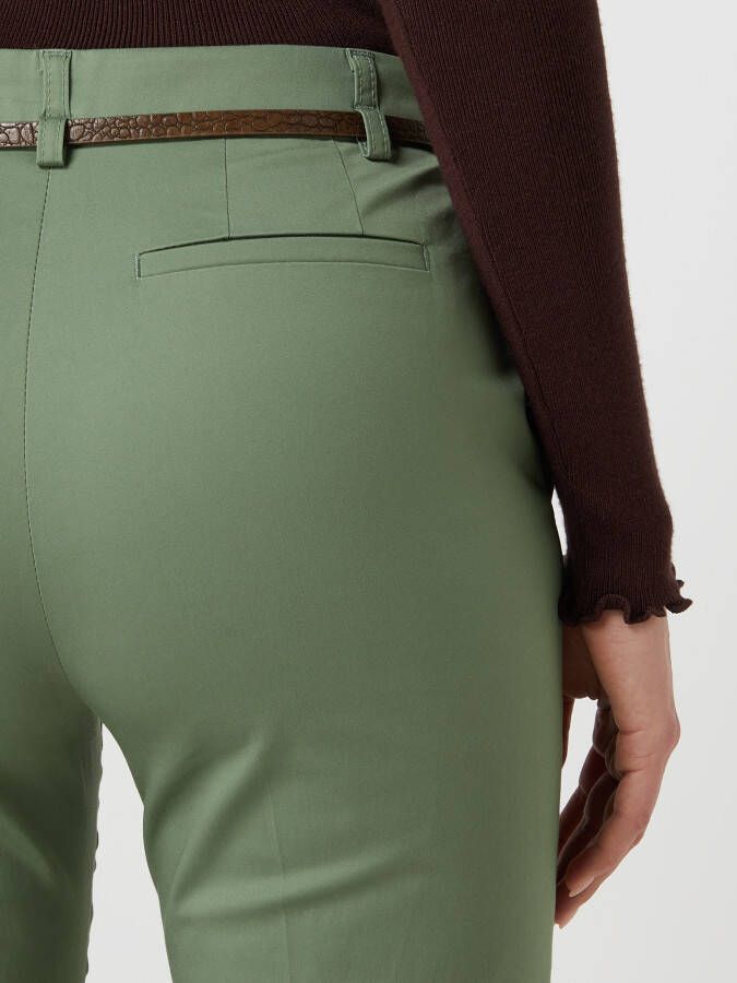 Christian Berg Woman Slim fit stoffen broek met viscose