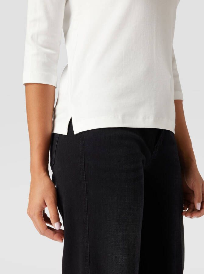Christian Berg Woman T-shirt met 3 4-mouwen en sierknopen - Foto 2