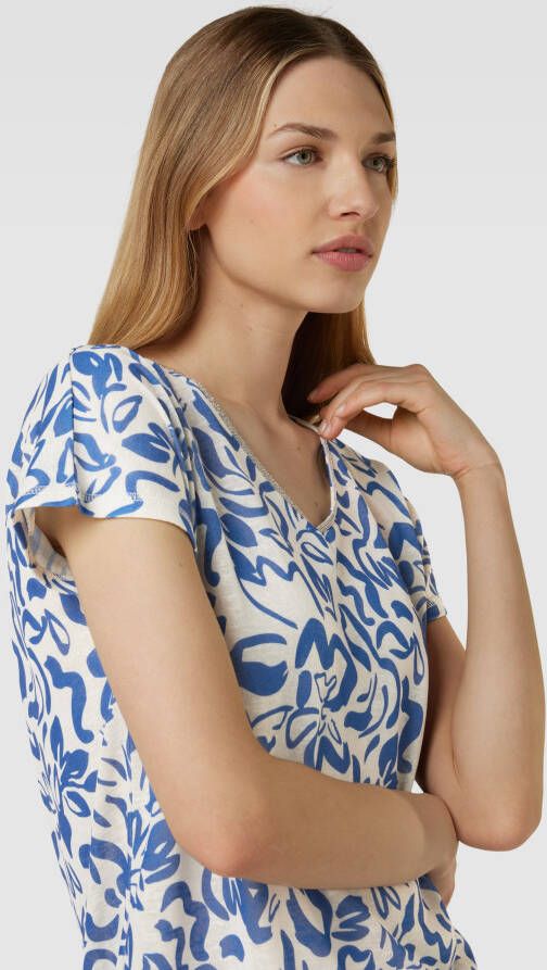 Christian Berg Woman T-shirt met all-over motief - Foto 2