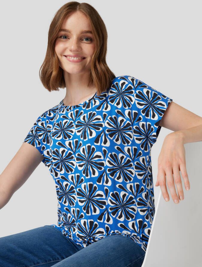 Christian Berg Woman T-shirt met grafisch all-over motief - Foto 2