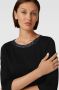 Christian Berg Woman Regular fit shirt met 3 4-mouwen en strass-steentjes - Thumbnail 3