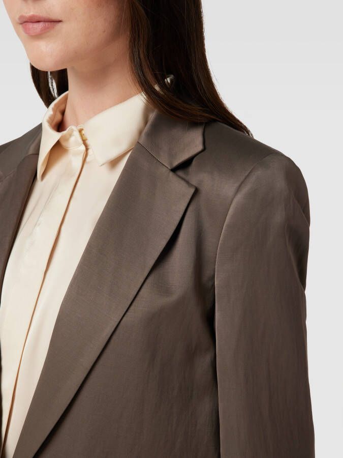 CINQUE Blazer van een mix van viscose en linnen met knoopsluiting model 'LECCO' - Foto 2