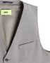 CINQUE Wollen vest met glanzende achterkant knopen Gray Heren - Thumbnail 2