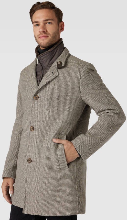 Cinque Grey Lange jas met steekzakken opzij model 'Arsenal' - Foto 2