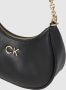 Calvin Klein Zwarte polyester schoudertas met ketting Black Dames - Thumbnail 6