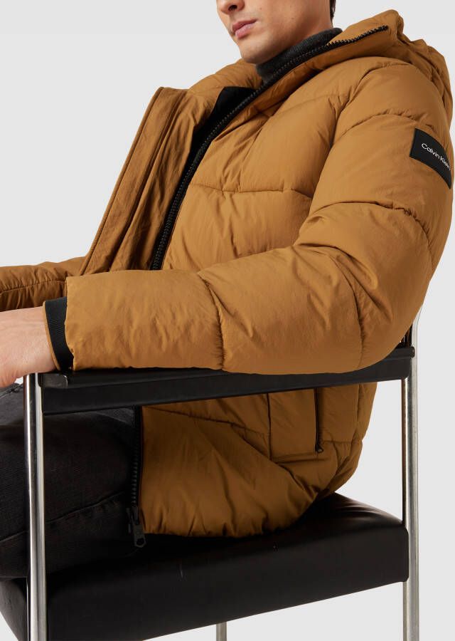 CK Calvin Klein Gewatteerd jack met capuchon model 'CRINKLE NYLON PUFFER JACK' - Foto 2