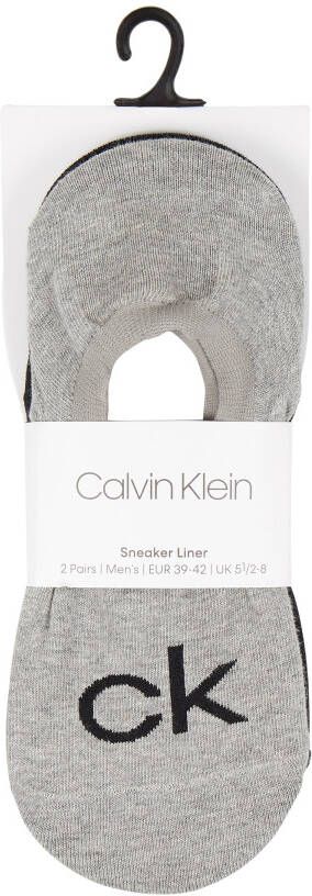 CK Calvin Klein Kousenvoetjes met stretch in een set van 2 paar