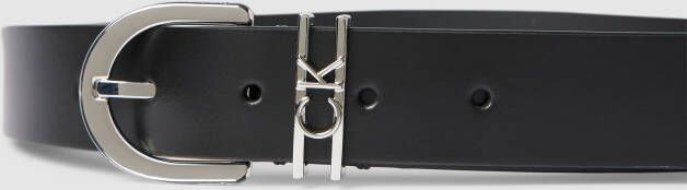 CK Calvin Klein Leren riem met labelapplicatie model 'MUST'