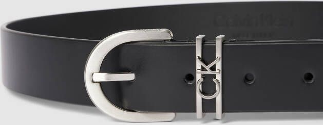 CK Calvin Klein Leren riem met labeldetails