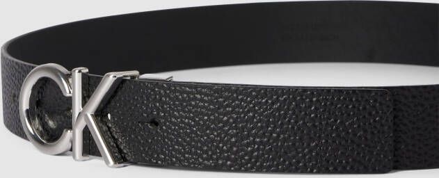 CK Calvin Klein Leren riem met structuurmotief model 'BOMBE'