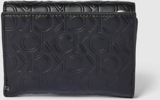 CK Calvin Klein Portemonnee met all-over logo model 'MUST'