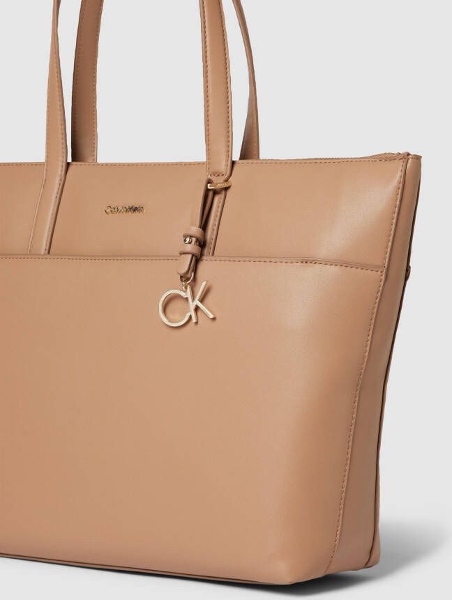 CK Calvin Klein Shopper in leerlook