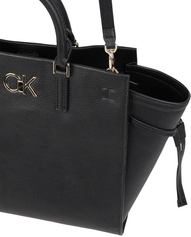 Calvin Klein Totes Re-Lock Drawstring Tote Bag in black