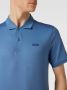 CALVIN KLEIN Heren Polo's & T-shirts Smooth Cotton Slim Polo Blauw - Thumbnail 10