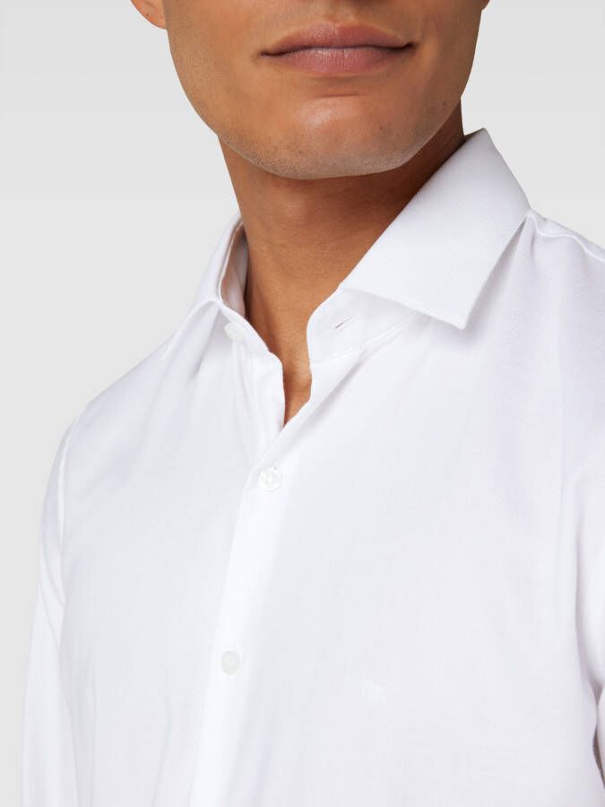 CK Calvin Klein Slim fit zakelijk overhemd met labelstitching model 'Bari' - Foto 2