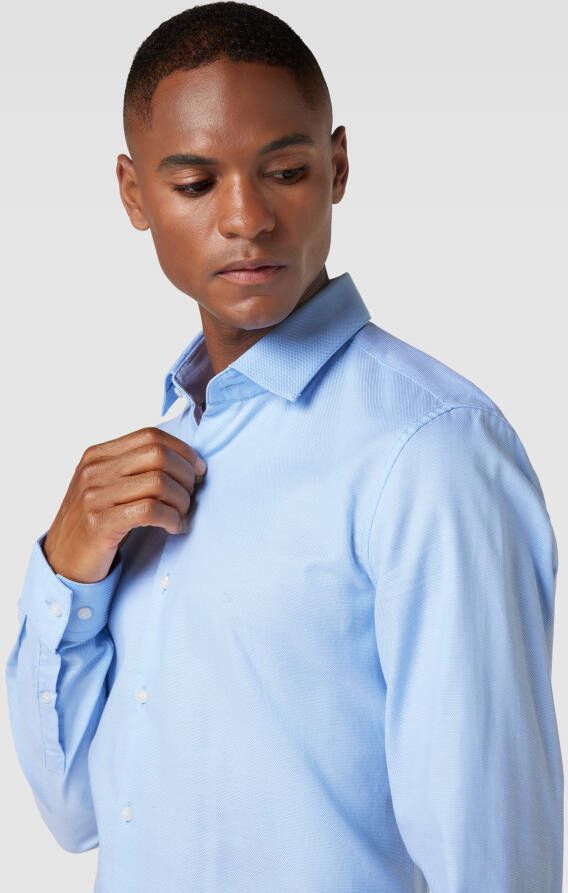 CK Calvin Klein Slim fit zakelijk overhemd met labelstitching model 'Bari'