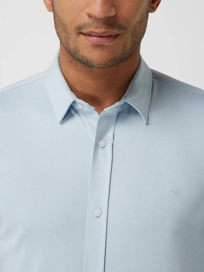 CK Calvin Klein Slim fit zakelijk overhemd van jersey
