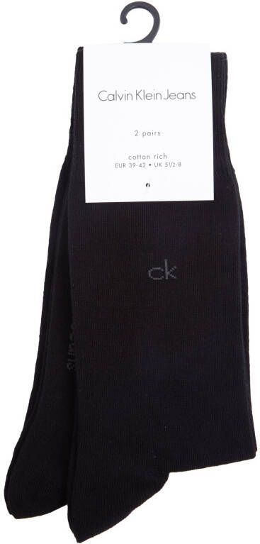 CK Calvin Klein Sokken met geborduurd logo in set van 2
