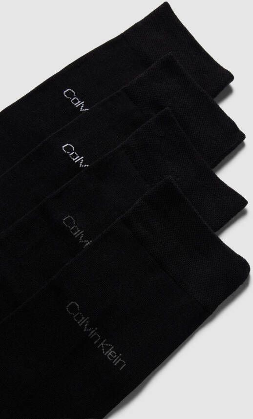 CK Calvin Klein Sokken met labelprint in een set van 4 paar
