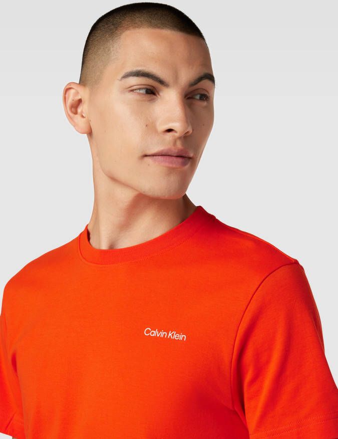 CK Calvin Klein T-shirt met labelprint - Foto 2