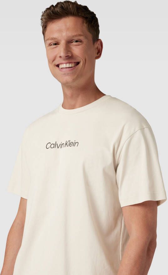 CK Calvin Klein T-shirt met labelprint model 'HERO'