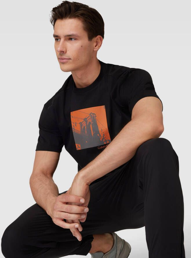 CK Calvin Klein T-shirt met motiefprint - Foto 2